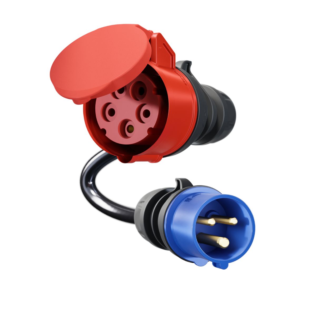 go-e adapter 1-fas camping
