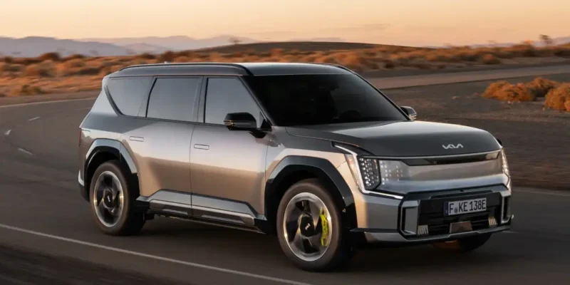 KIA EV9 är en av de största personbilarna
