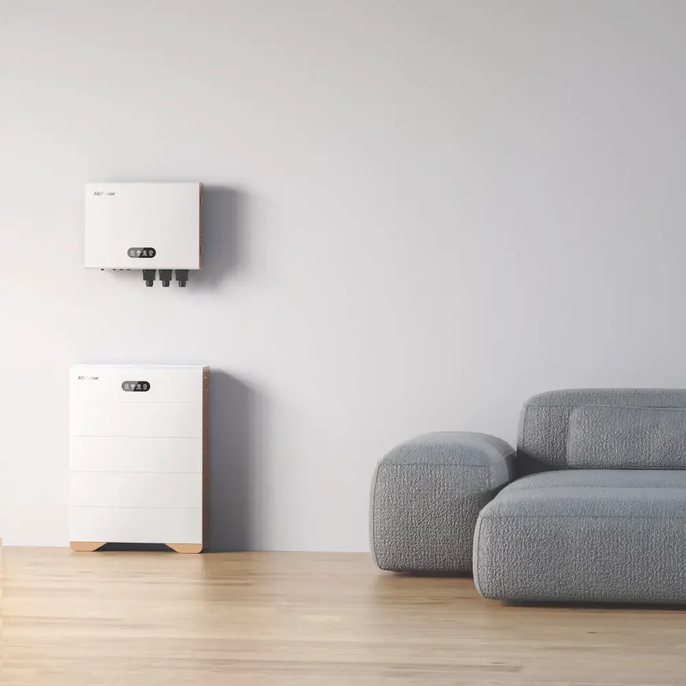 AlpSolarr batteri med växelriktare