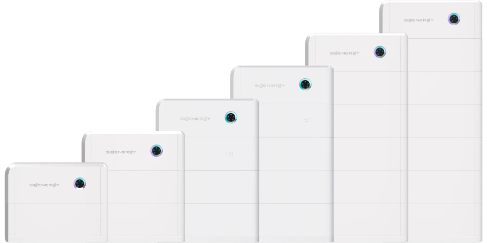 Sigenergy batteri storlekar Sigenergy batteri storlekar