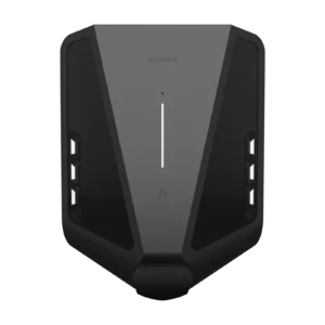 Front view of the black Easee Charge Max EV charger